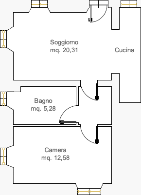 Appartamento 1. La Volpe